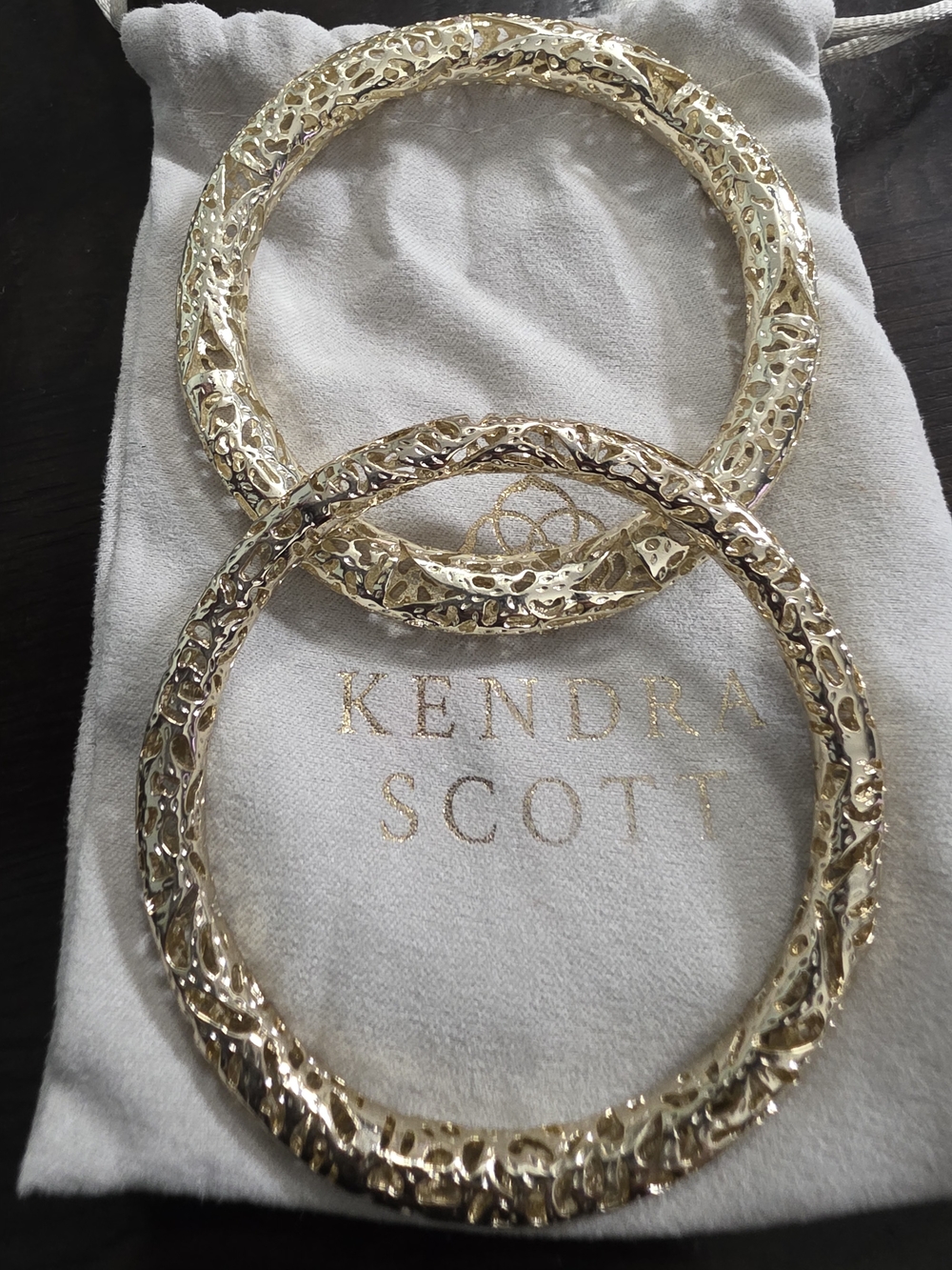 Kendra Scott Gold Lucca Bangle Bracelets (Set of 2)